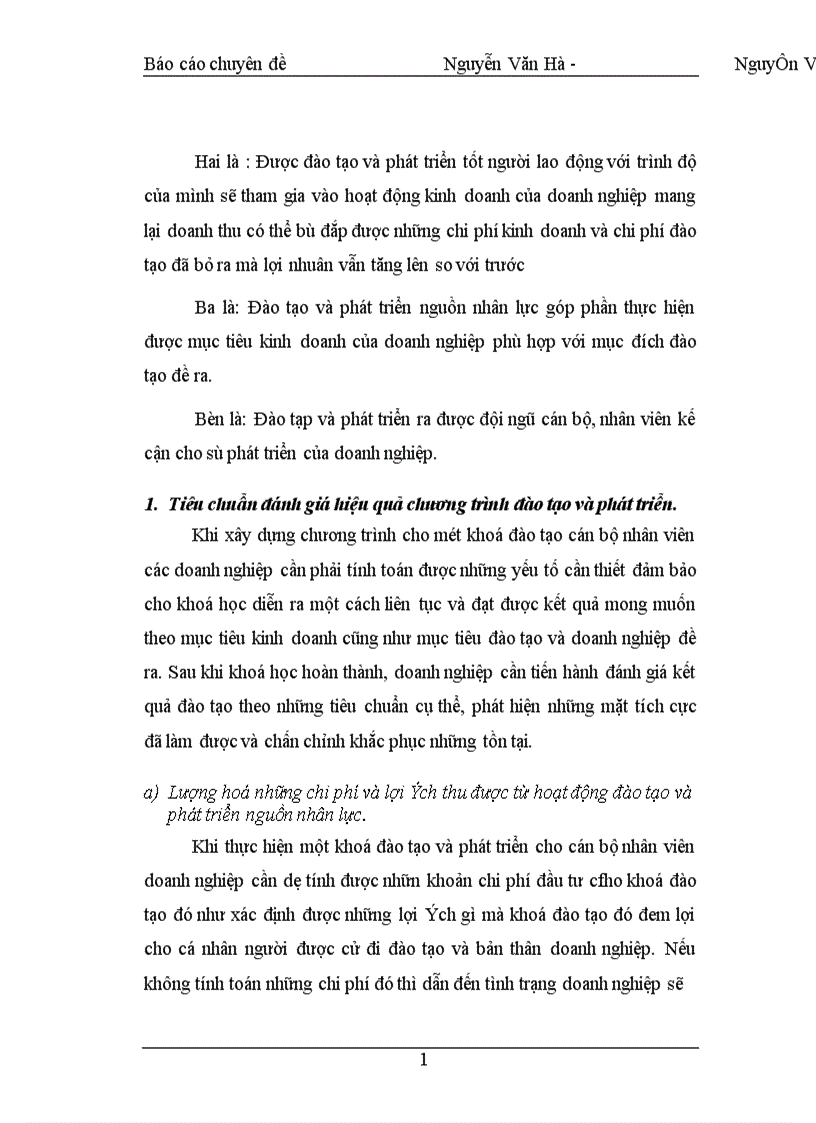 image for page Nâng cao hiệu quả công tácđào tạo và phát triển nguồn nhân lực tại Công ty Sông Đà I 1