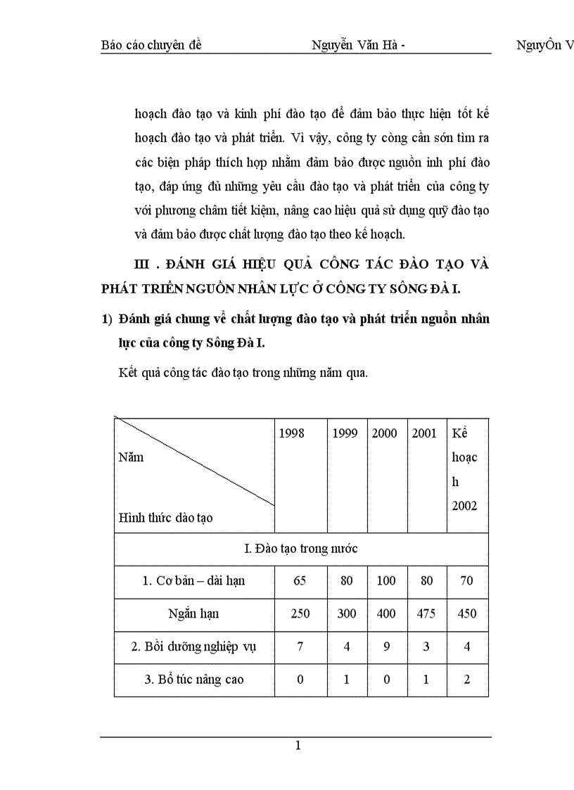 image for page Nâng cao hiệu quả công tácđào tạo và phát triển nguồn nhân lực tại Công ty Sông Đà I 1