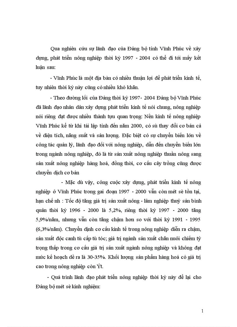 image for page Đảng bộ tỉnh Vĩnh Phúc lãnh đạo xây dựng phát triển kinh tế nông nghiệp thời kỳ 1997 2000