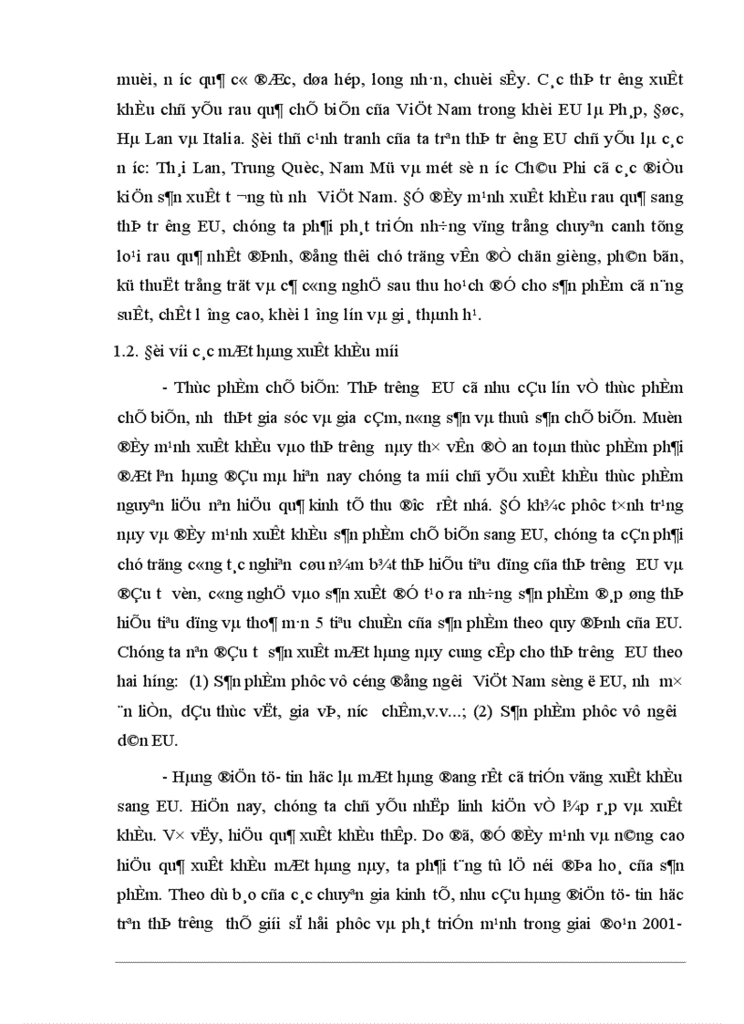 image for page Tự do hóa trong EU và khả năng thâm nhập thị trường EU của hàng hoá Việt Nam 1