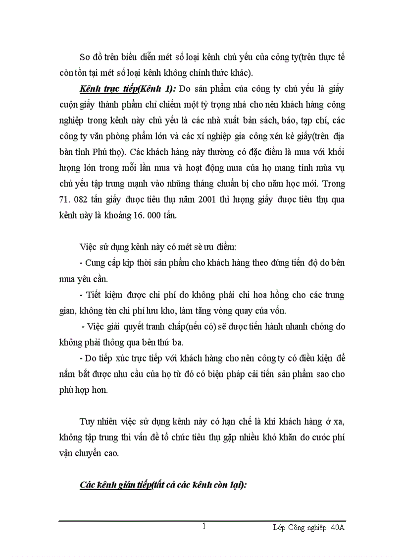 image for page Một số kiến nghị nhằm hoàn thiện mạng lưới kênh phân phối ở Công ty Giấy Bãi Bằng 1