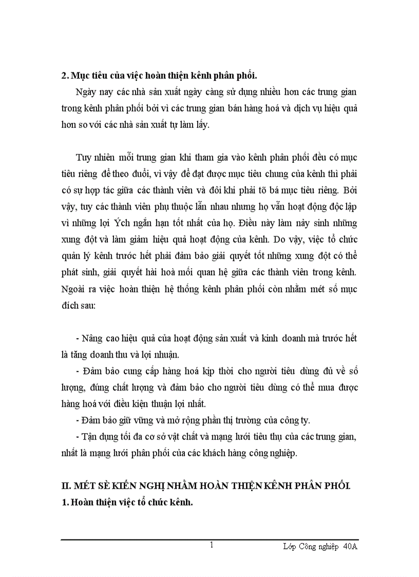 image for page Một số kiến nghị nhằm hoàn thiện mạng lưới kênh phân phối ở Công ty Giấy Bãi Bằng 1