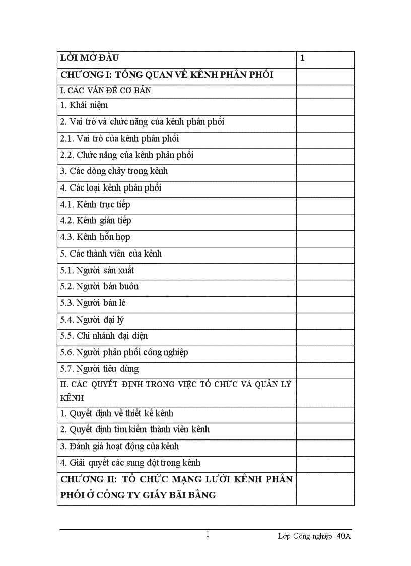 image for page Một số kiến nghị nhằm hoàn thiện mạng lưới kênh phân phối ở Công ty Giấy Bãi Bằng 1