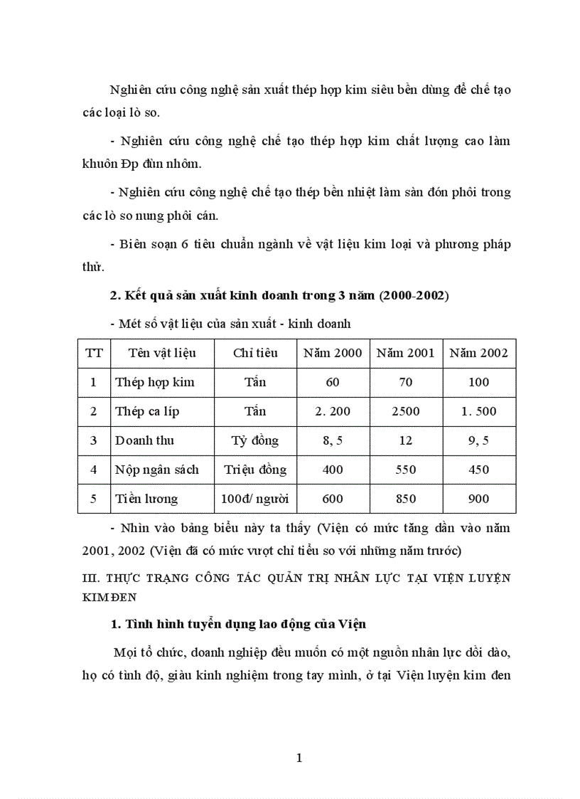 image for page Một số biện pháp hoàn thiện công tác quản trị nhân lực ở Viện luyện kim đen 1