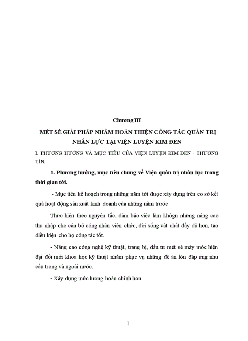 image for page Một số biện pháp hoàn thiện công tác quản trị nhân lực ở Viện luyện kim đen 1