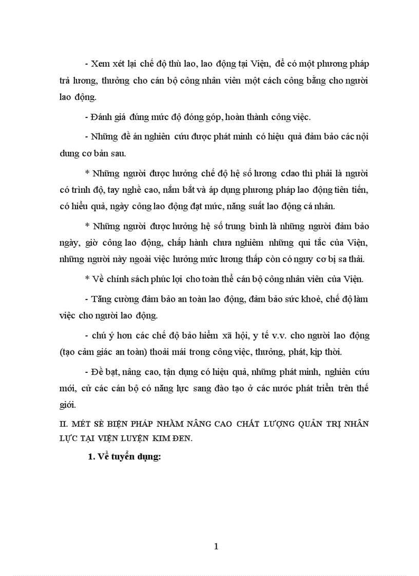 image for page Một số biện pháp hoàn thiện công tác quản trị nhân lực ở Viện luyện kim đen 1