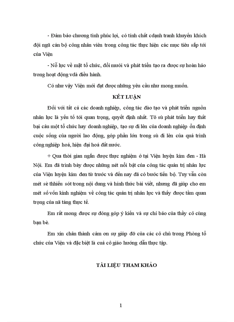 image for page Một số biện pháp hoàn thiện công tác quản trị nhân lực ở Viện luyện kim đen 1