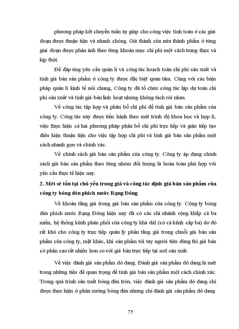 image for page Giá và phương pháp tính giá bán sản phẩm của công ty bóng đèn phích nước Rạng Đông 1