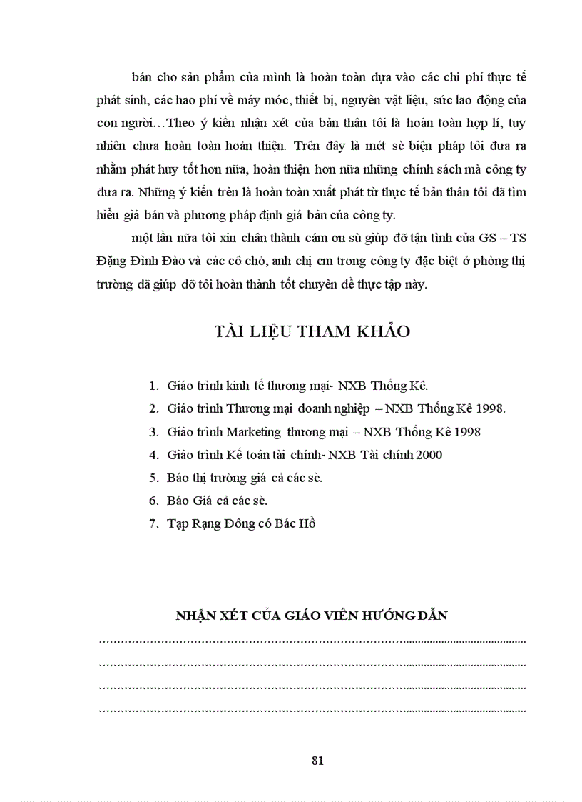 image for page Giá và phương pháp tính giá bán sản phẩm của công ty bóng đèn phích nước Rạng Đông 1