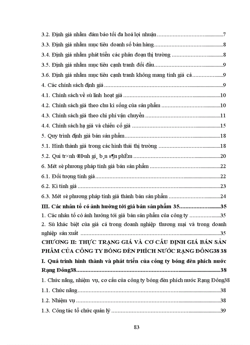 image for page Giá và phương pháp tính giá bán sản phẩm của công ty bóng đèn phích nước Rạng Đông 1