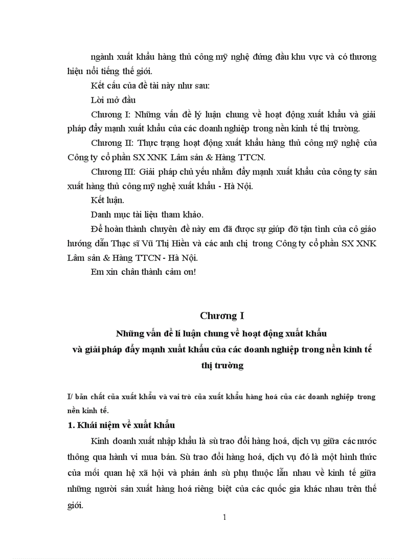 image for page Một số giải pháp nhằm thúc đẩy hoạt động xuất khẩu hàng thủ công mỹ nghệ ở Công ty cổ phần SX XNK Lâm sản Hàng TTCN 1