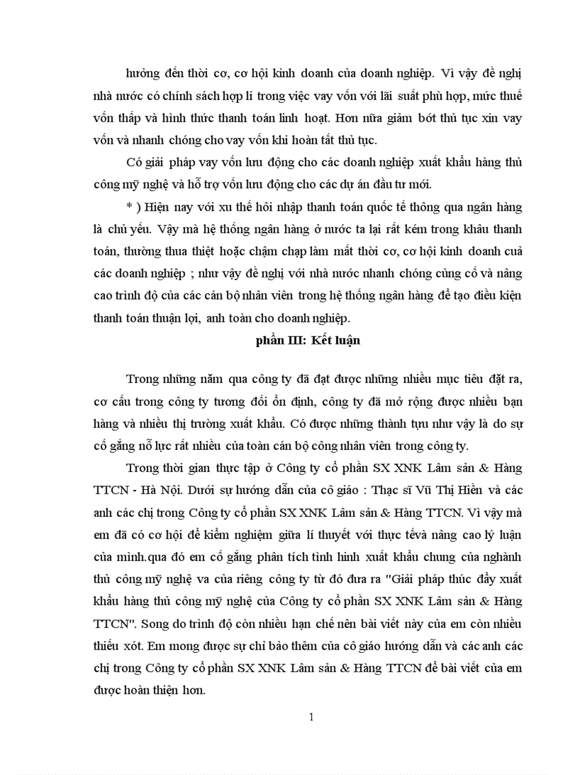 image for page Một số giải pháp nhằm thúc đẩy hoạt động xuất khẩu hàng thủ công mỹ nghệ ở Công ty cổ phần SX XNK Lâm sản Hàng TTCN 1