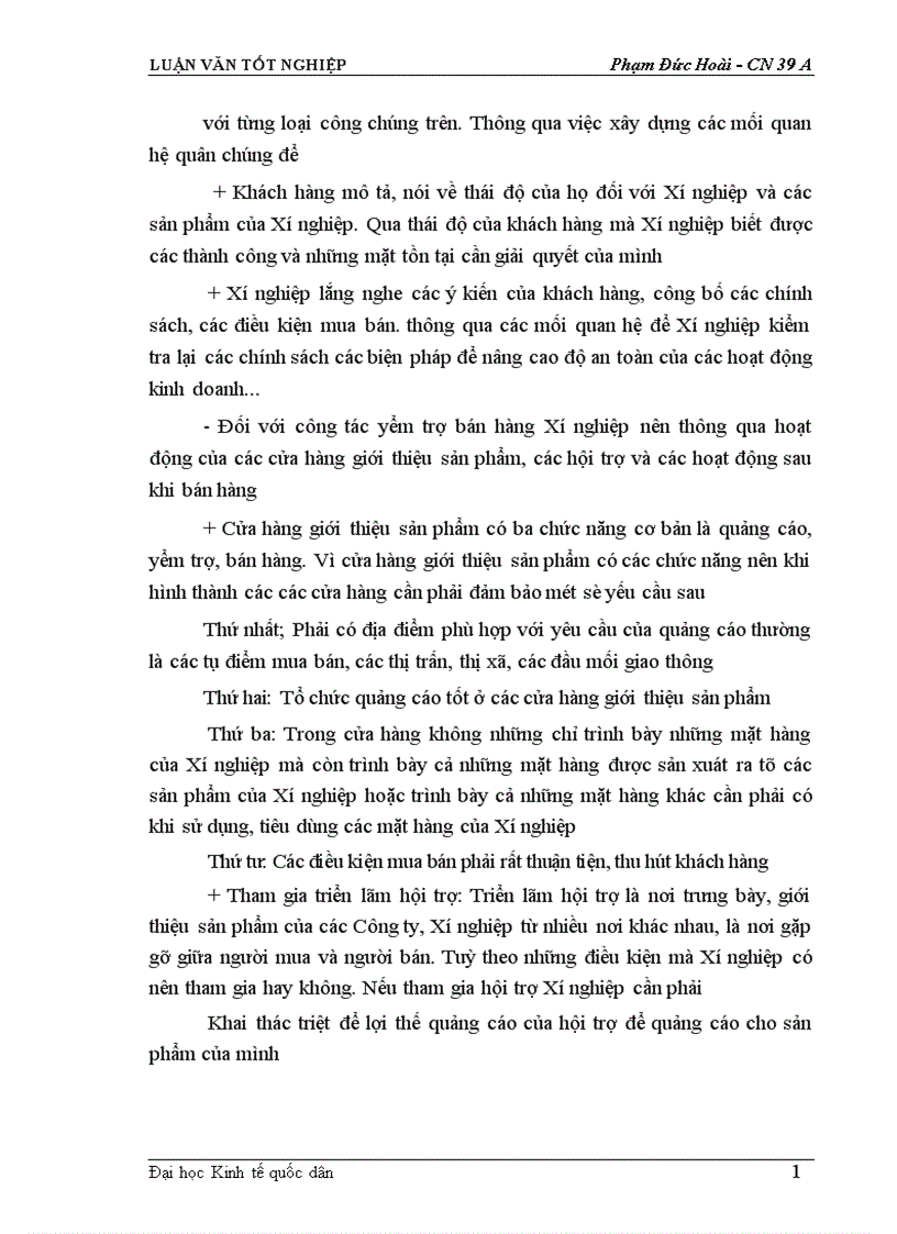 image for page Một số biện pháp cơ bản nhằm duy trì và mở rộng thị trường tiêu thụ sản phẩm tại Xí nghiệp may đo X19 thuộc Công ty 247 bộ quốc phòng