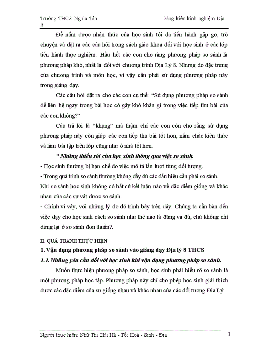 image for page phương pháp so sánh vào việc dạy học chương trình Địa Lý lớp 8 THCS 1