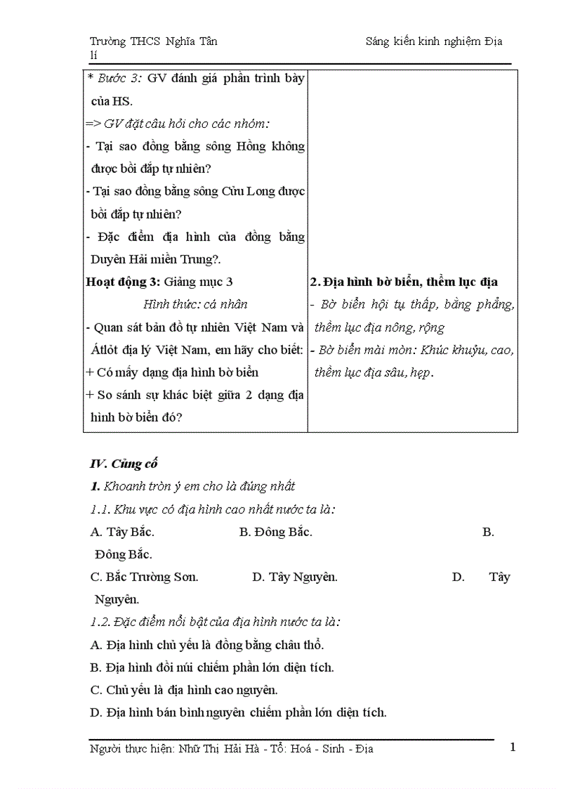 image for page phương pháp so sánh vào việc dạy học chương trình Địa Lý lớp 8 THCS 1