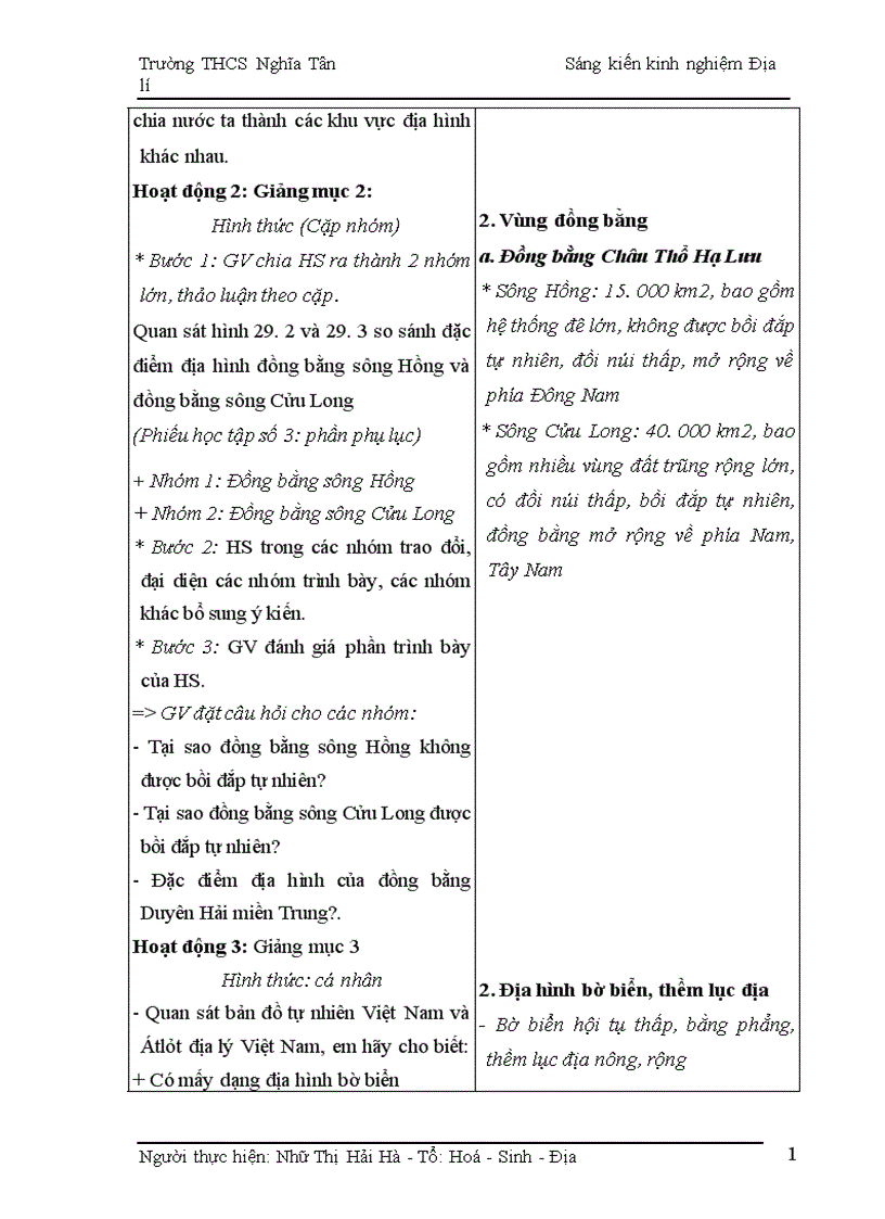 image for page phương pháp so sánh vào việc dạy học chương trình Địa Lý lớp 8 THCS 1