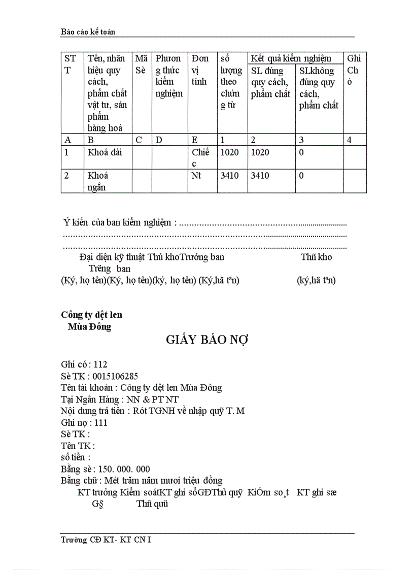 image for page Thực trạng công tác hạch toán kế toán tổng hợp tại Công ty dệt len Mùa Đông 1