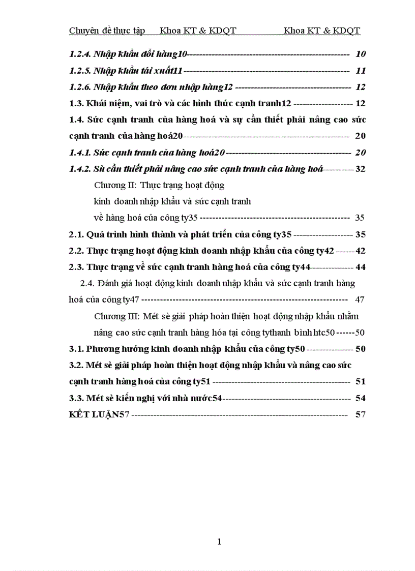 image for page Một số giải pháp hoàn thiện hoạt động nhập khẩu và nâng cao sức cạnh tranh hàng hoá tại công ty Thanh Bình HTC 1