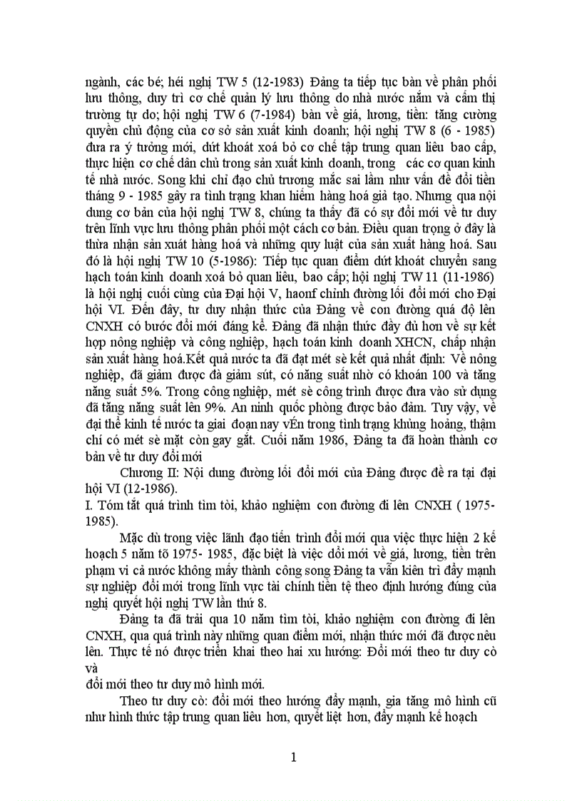 image for page Nhận thức của Đảng về CNXH và con đường quá độ đi lên CNXH trên phạm vi cả nước
