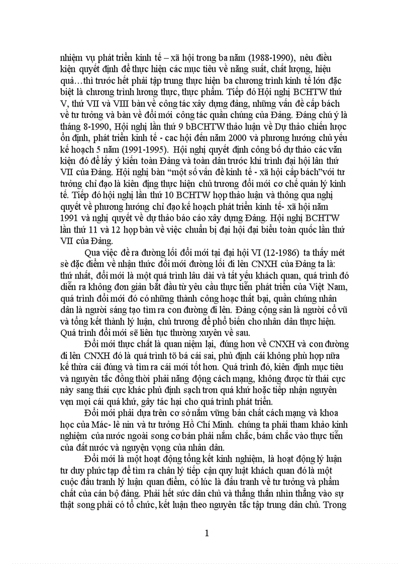 image for page Nhận thức của Đảng về CNXH và con đường quá độ đi lên CNXH trên phạm vi cả nước