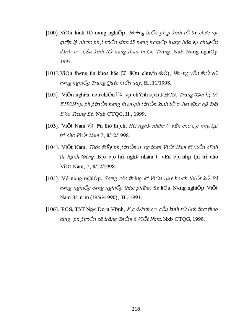 image for page Chuyển dịch cơ cấu kinh tế nông thôn Bắc Trung Bộ theo hướng CNH HĐH