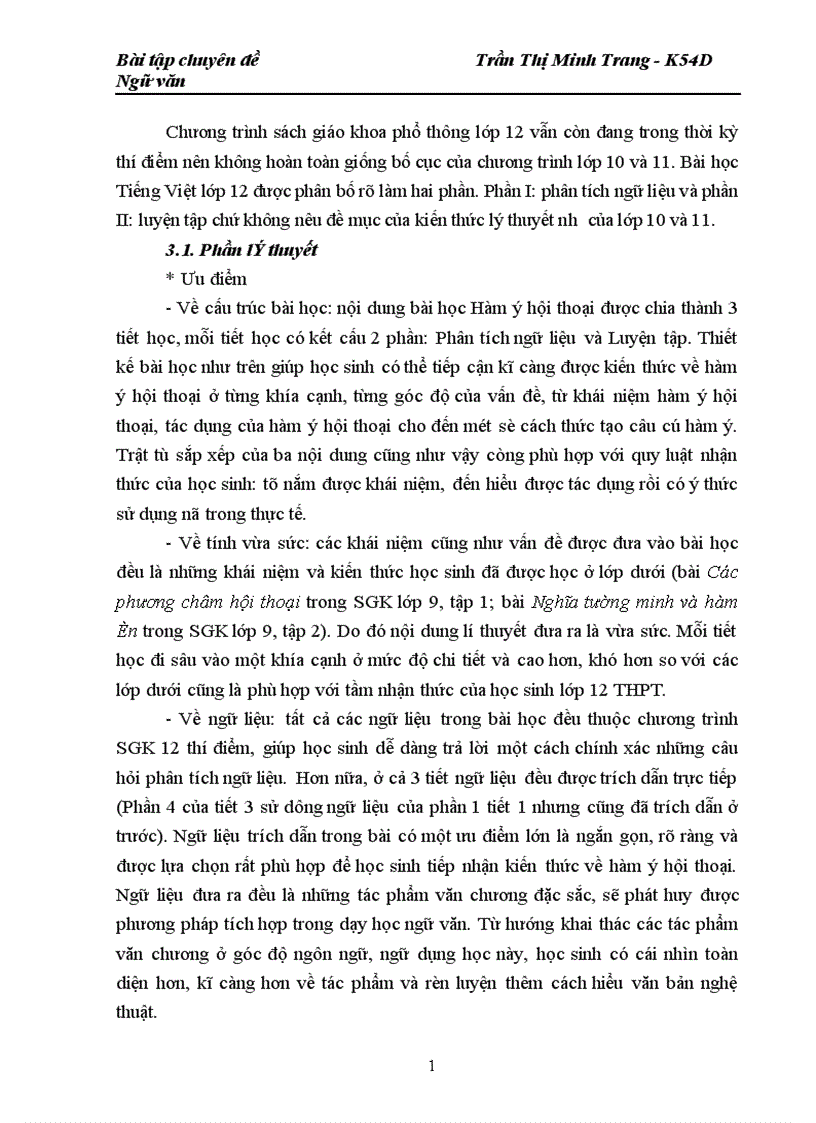 image for page Vài nét về chương trình ngữ dụng trong sách giáo khoa Trung học Phổ thông ban Khoa học tự nhiên