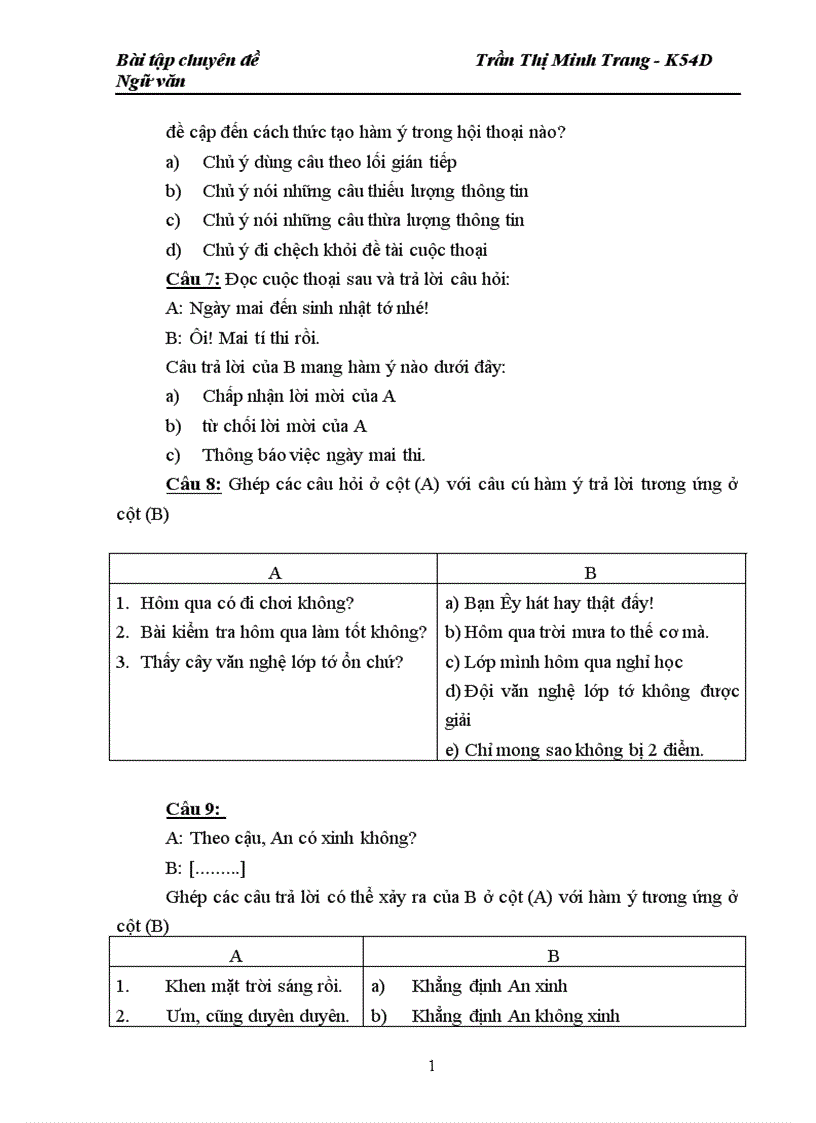 image for page Vài nét về chương trình ngữ dụng trong sách giáo khoa Trung học Phổ thông ban Khoa học tự nhiên