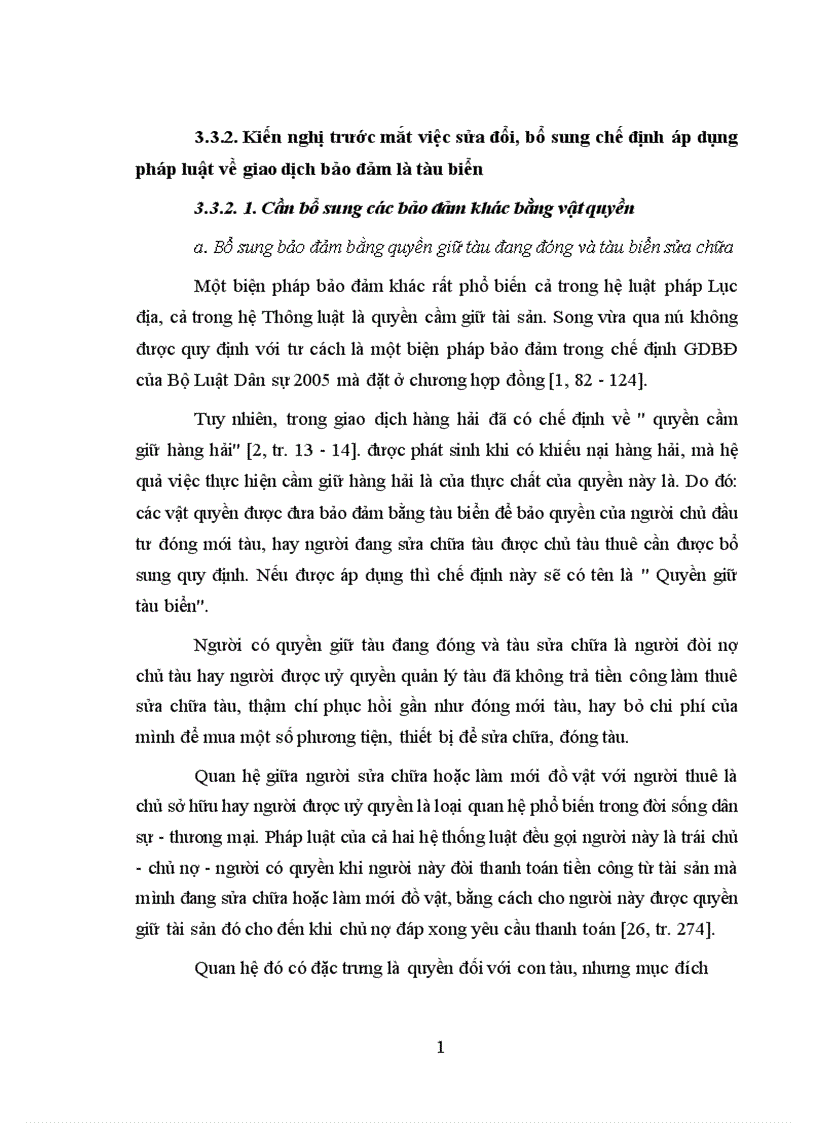 image for page Áp dụng pháp luật Việt Nam về giao dịch bảo đảm trong lĩnh vực hàng hải