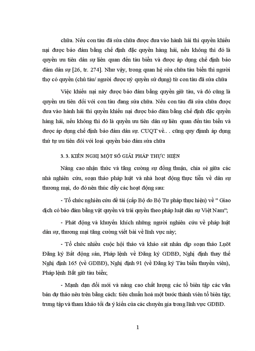 image for page Áp dụng pháp luật Việt Nam về giao dịch bảo đảm trong lĩnh vực hàng hải