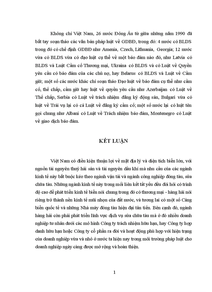 image for page Áp dụng pháp luật Việt Nam về giao dịch bảo đảm trong lĩnh vực hàng hải
