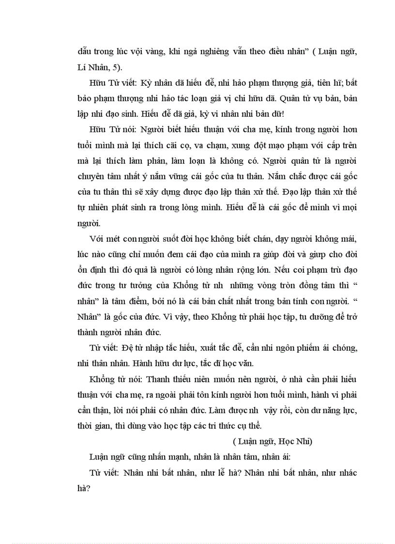 image for page Chữ nhân trong Luận ngữ Từ tư tưởng nhân của Khổng tử đến tư tưởng nhân nghĩa của Nguyễn Tr i dưới góc nhìn lịch đại