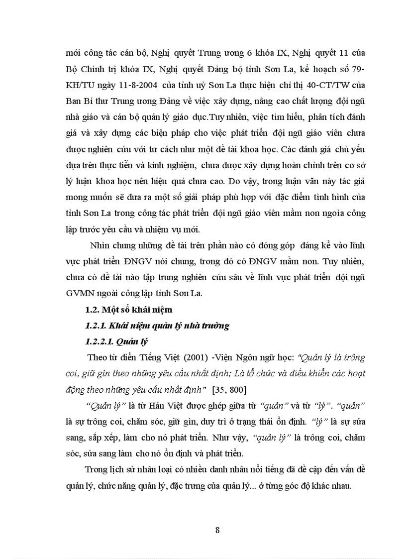 image for page Biện pháp phát triển đội ngũ giáo viên các trường mầm non ngoài công lập tỉnh Sơn La