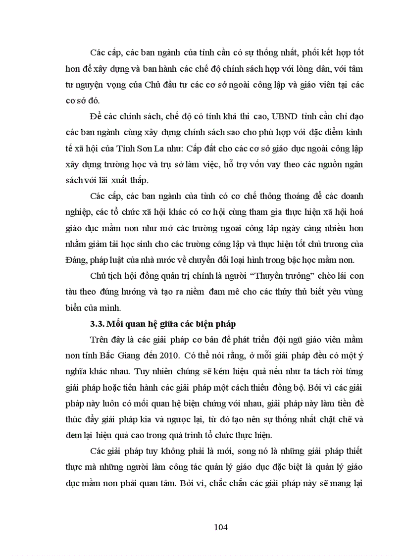 image for page Biện pháp phát triển đội ngũ giáo viên các trường mầm non ngoài công lập tỉnh Sơn La