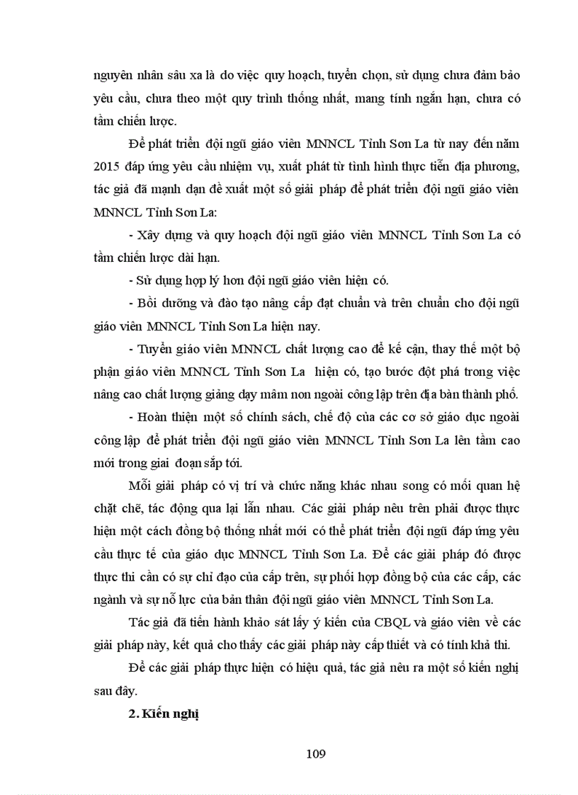 image for page Biện pháp phát triển đội ngũ giáo viên các trường mầm non ngoài công lập tỉnh Sơn La
