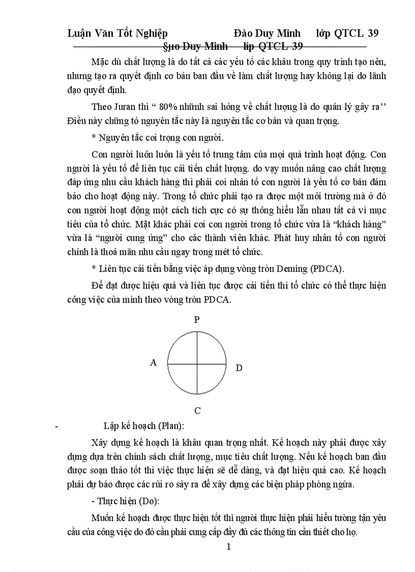 image for page Một số giải pháp cơ bản nhằm từng bước triển khai áp dụng TQM ở công ty Dệt 19 5 Hà Nội 1