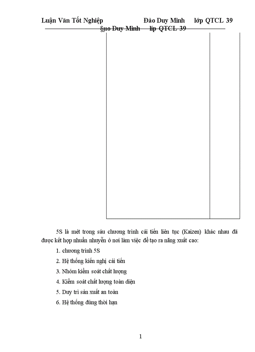 image for page Một số giải pháp cơ bản nhằm từng bước triển khai áp dụng TQM ở công ty Dệt 19 5 Hà Nội 1