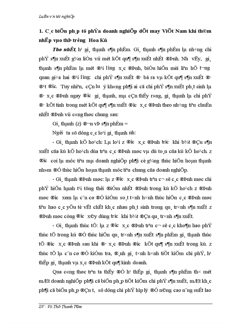 image for page Thúc đẩy xuất khẩu hàng dệt may vào thị trường Hoa Kỳ khi Việt Nam chưa gia nhập W T O và còn áp dụng hạn ngạch quota 1