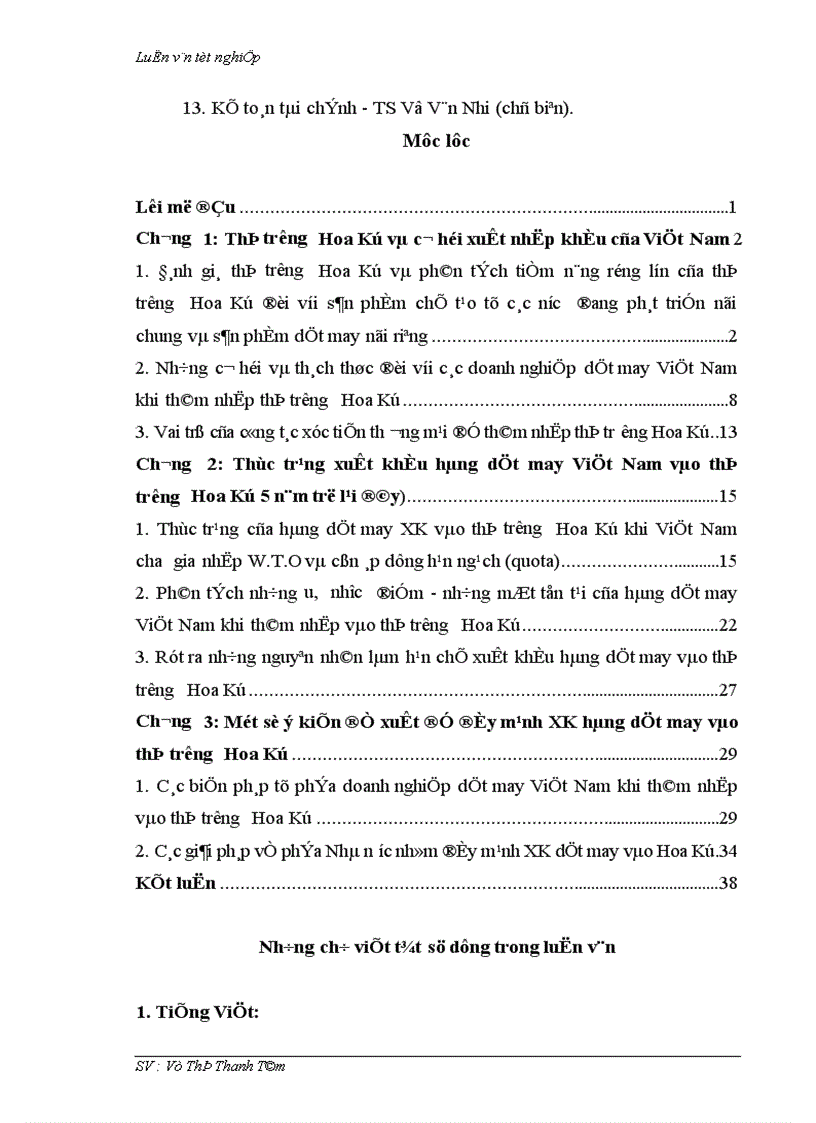 image for page Thúc đẩy xuất khẩu hàng dệt may vào thị trường Hoa Kỳ khi Việt Nam chưa gia nhập W T O và còn áp dụng hạn ngạch quota 1