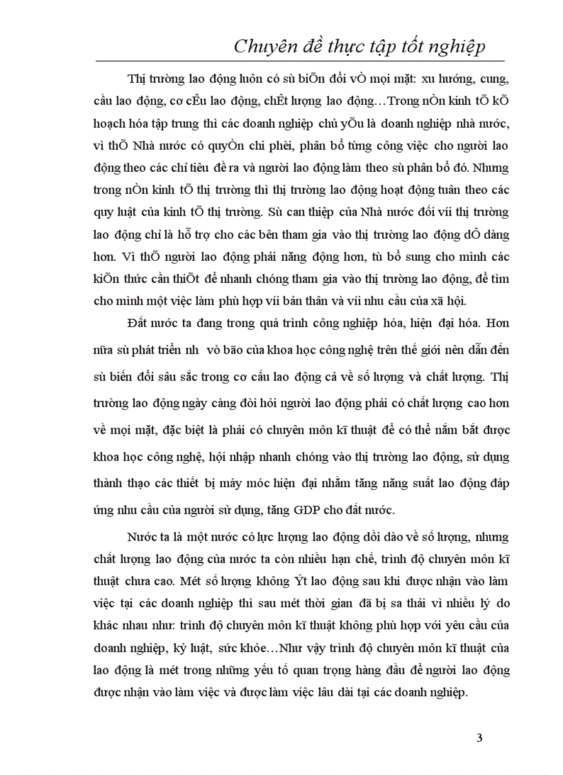 image for page Dự báo lực lượng lao động có chuyên môn kỹ thuật của nước ta năm 2010