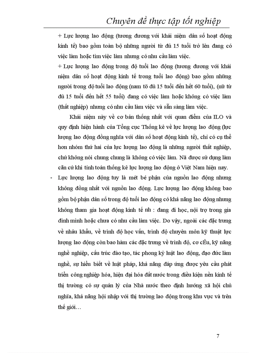 image for page Dự báo lực lượng lao động có chuyên môn kỹ thuật của nước ta năm 2010