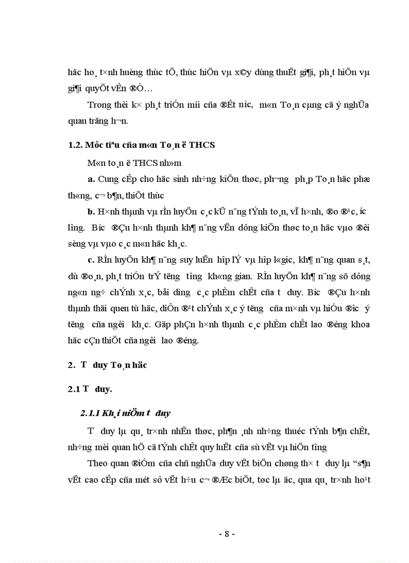 image for page Rèn luyện năng lực giải toán cho học sinh Trung học Cơ sở thông qua các bài toán cực trị trong hình học phẳng
