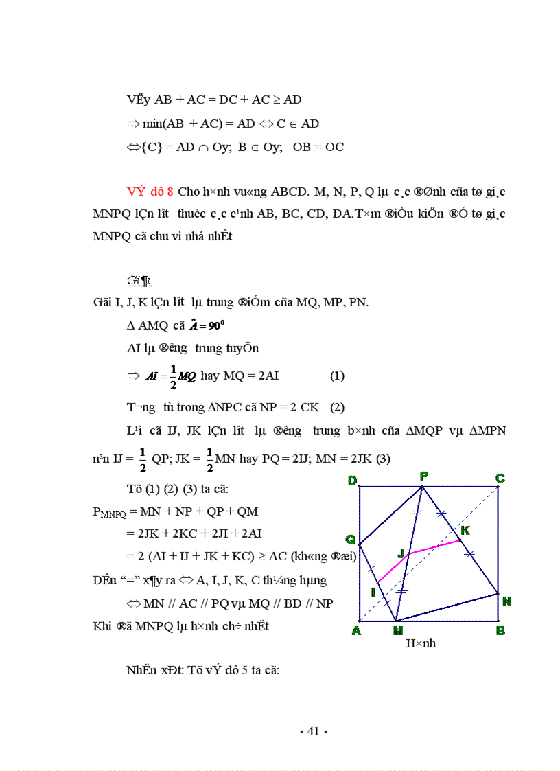 image for page Rèn luyện năng lực giải toán cho học sinh Trung học Cơ sở thông qua các bài toán cực trị trong hình học phẳng