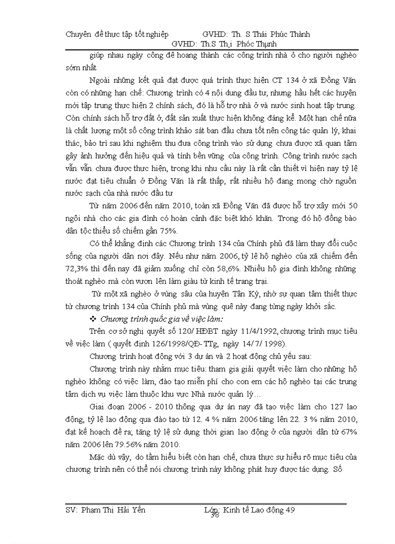 image for page Hiện trạng và giải pháp xóa đói giảm nghèo ở xã Đồng Văn