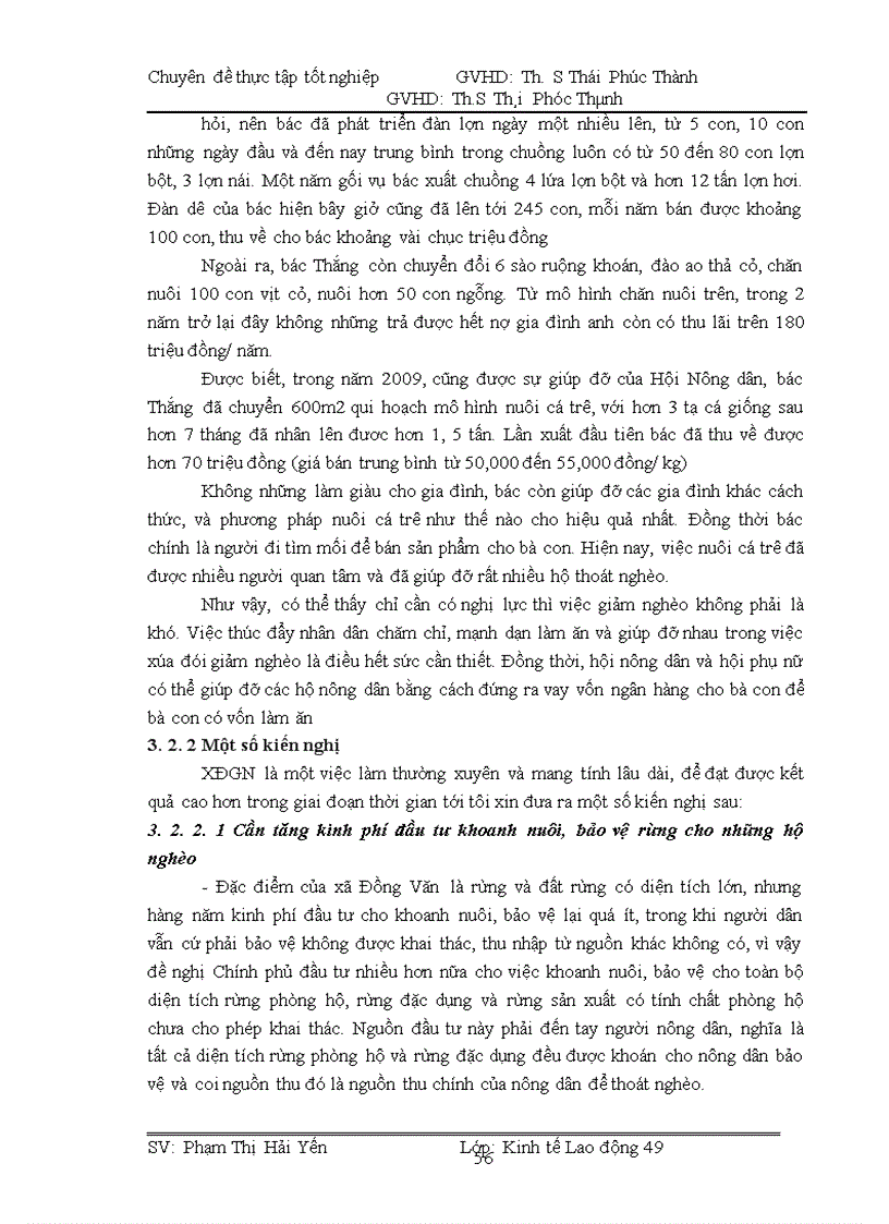 image for page Hiện trạng và giải pháp xóa đói giảm nghèo ở xã Đồng Văn