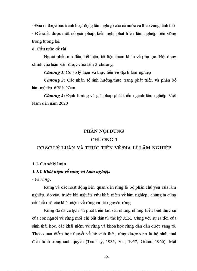 image for page Địa lí Lâm nghiệp Việt Nam