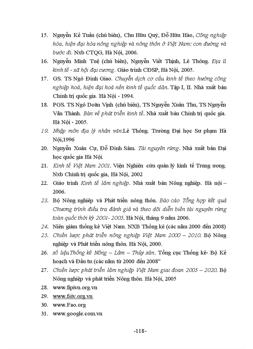 image for page Địa lí Lâm nghiệp Việt Nam