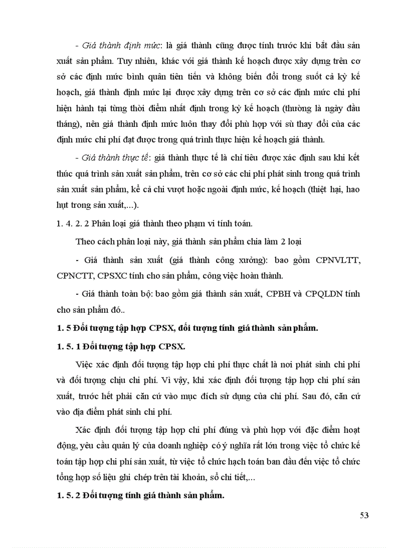 image for page Kế toán chi phí sản xuất và tính giá thành sản phẩm tại Công ty Bình Minh 1