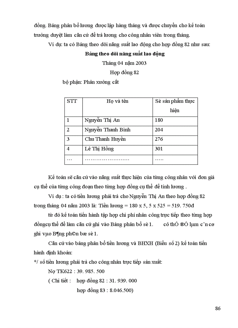 image for page Kế toán chi phí sản xuất và tính giá thành sản phẩm tại Công ty Bình Minh 1