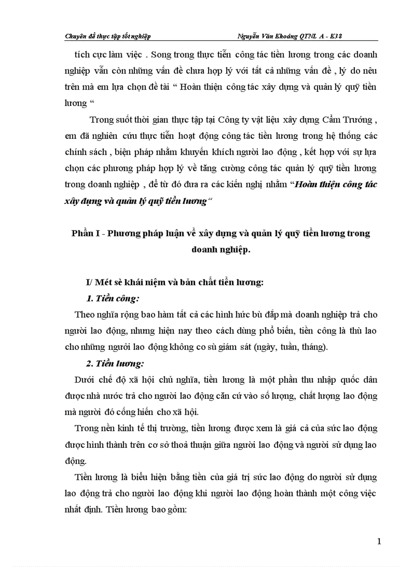 image for page Hoàn thiện công tác xây dựng và quản lý quỹ tiền lương 1