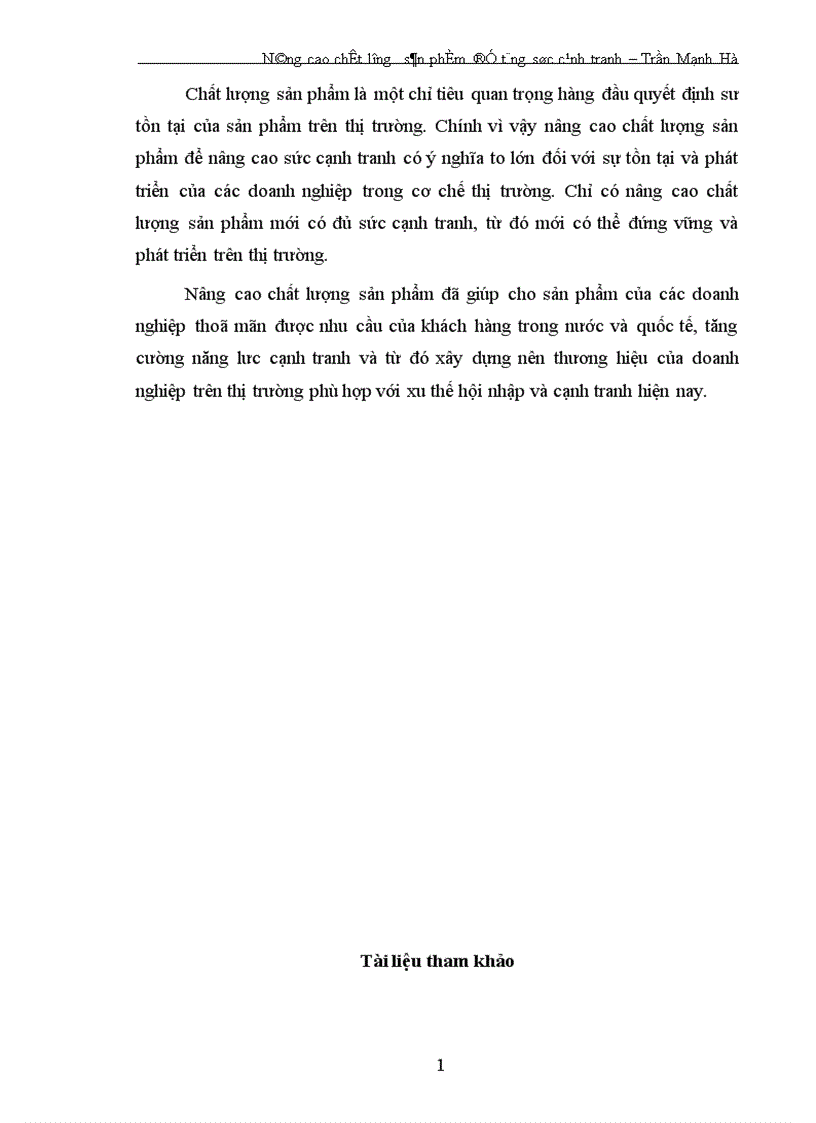 image for page Nâng cao chất lượng sản phẩm để tăng sức cạnh tranh 1